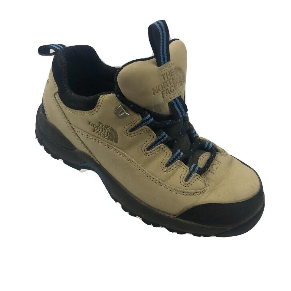 The North Face X2 Womens Tan Leather Boots Shoes Hiking Trail Size 8